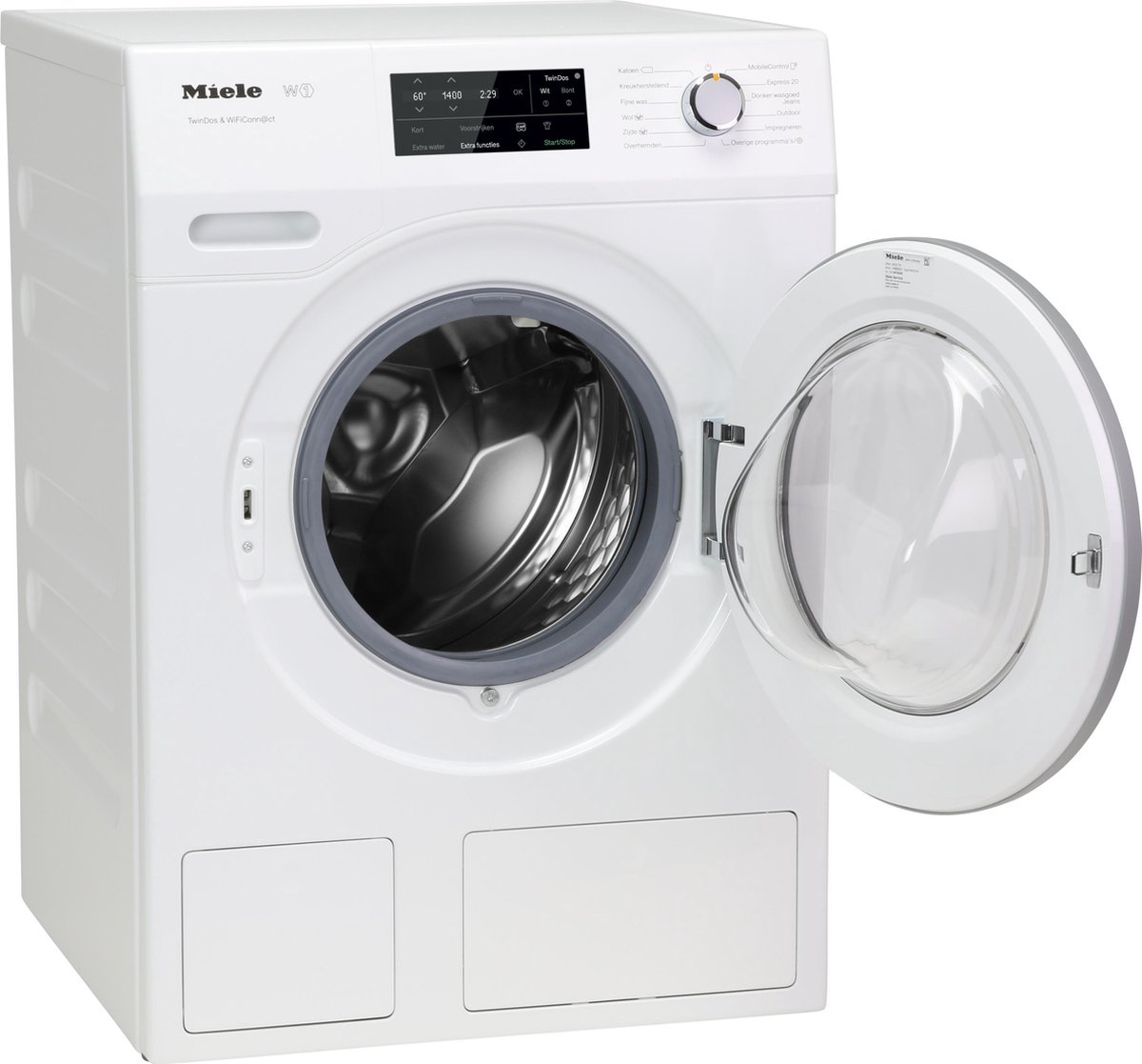 Opknappen nachtmerrie Verhoog jezelf Miele WCE670WCS TwinDos wasmachine | 8kg | 1400 toeren – Handel bij van  Andel
