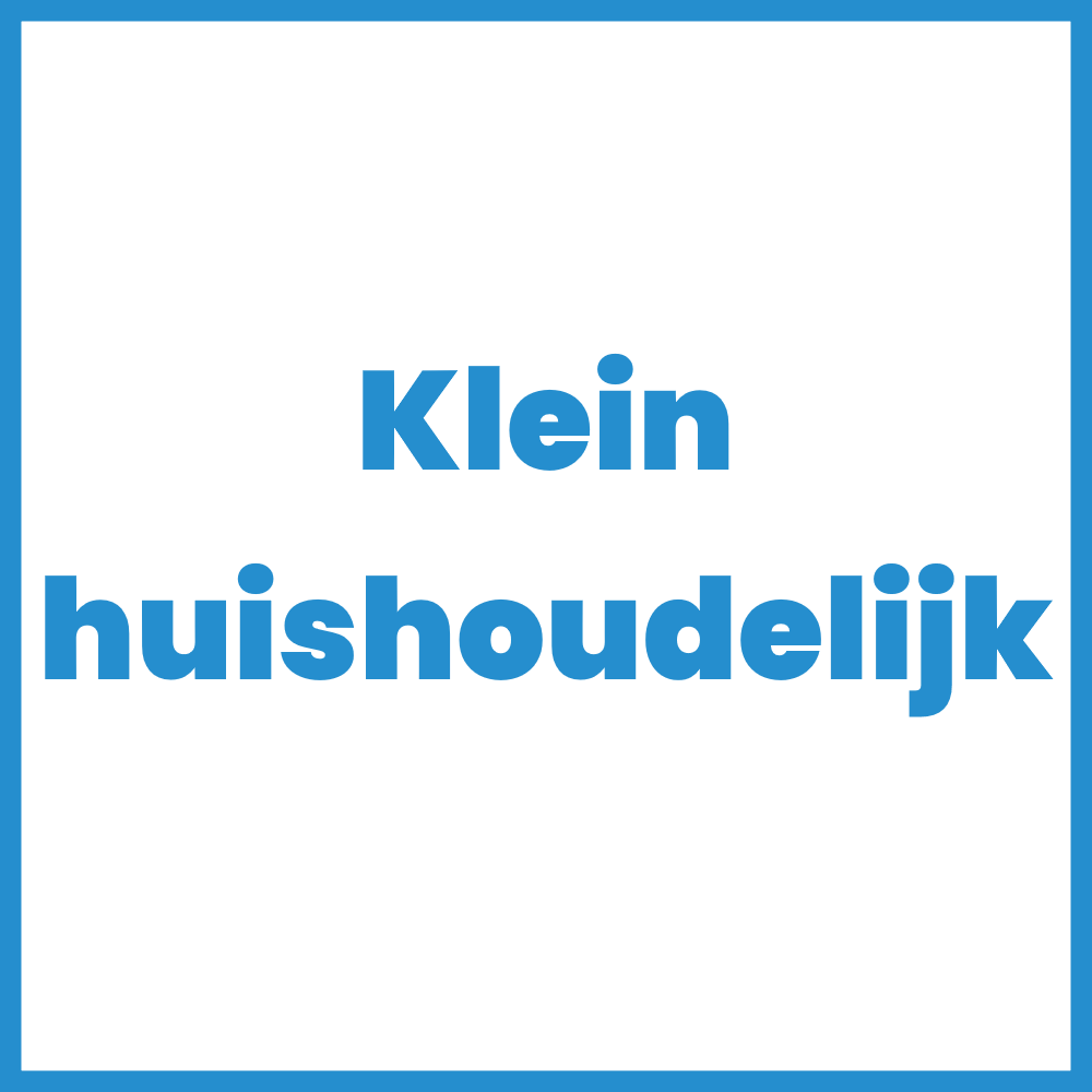 Klein huishoudelijk