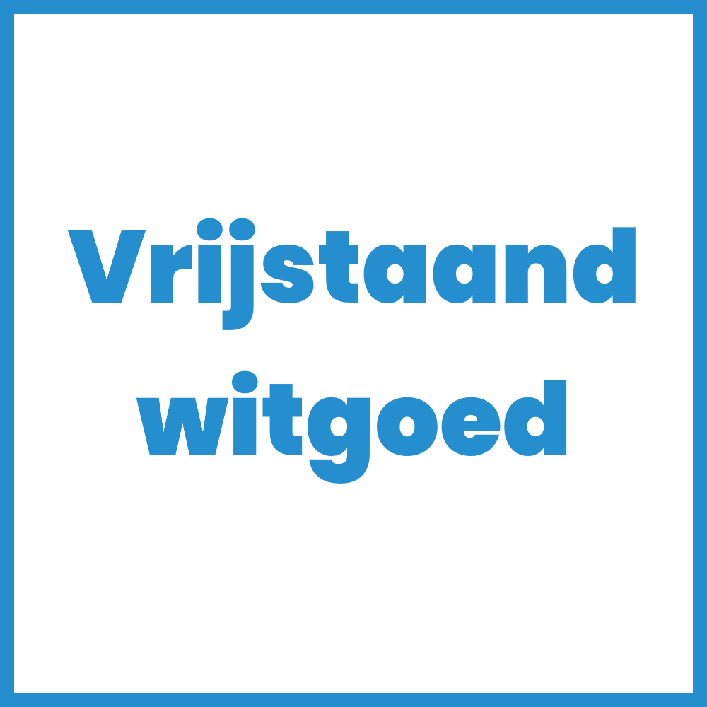 Vrijstaand witgoed